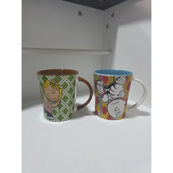 Peanuts by Gibson Other - Peanuts Charlie & Sally Ceramic Mug Set of 2 Gibson Overseas Coffee Cups Comic